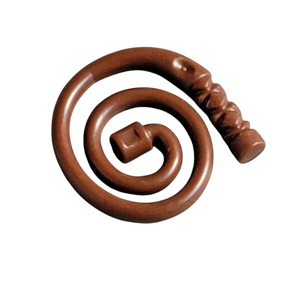 LEGO Coiled Whip Reddish Brown 61975 6401395 Weapon Minifigure Replacement Parts - Picture 1 of 2